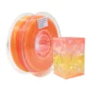 PLA Cristal Arcoíris Transparente Naranja
