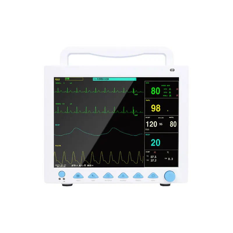 Монитор пациента CONTEC CMS8000 ecg spo2 nibp монитор 6 многопараметрический cms8000