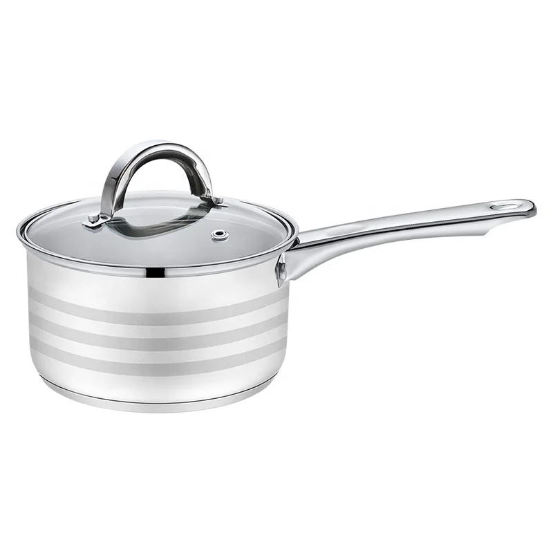 Realwin Factory Quality Cooking Pots and Pans Set 12Pcs Stainless Steel Cooking Pot Set Cookware Sets With Glass Lid