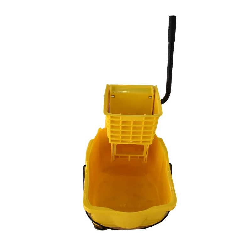 Wheeled mop squeezer mop small mop bucket with wringer