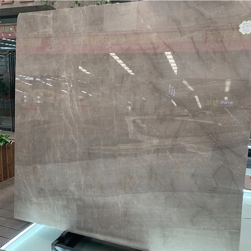 product slab floor design pictures natural grey marble for interior double story-5