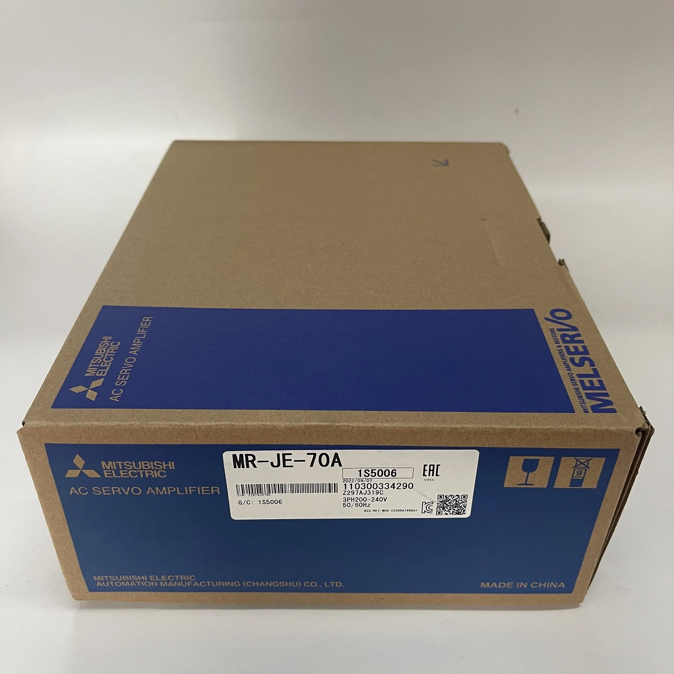 Mitsubishi AC Servo Amplifier MR-JE-70A