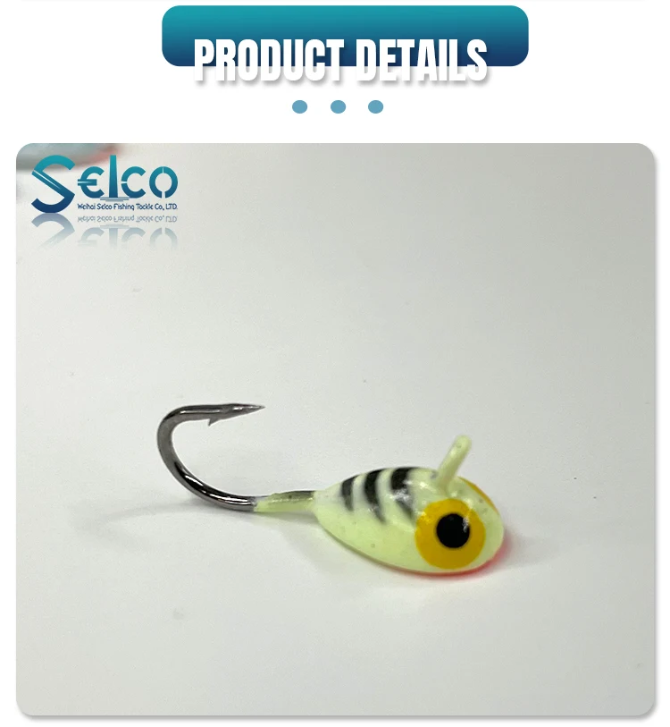 Selco Bulk High Quality 1.7g Saltwater Sinking Ice Jig Heads Set Fishing Hooks With Eyes Buy