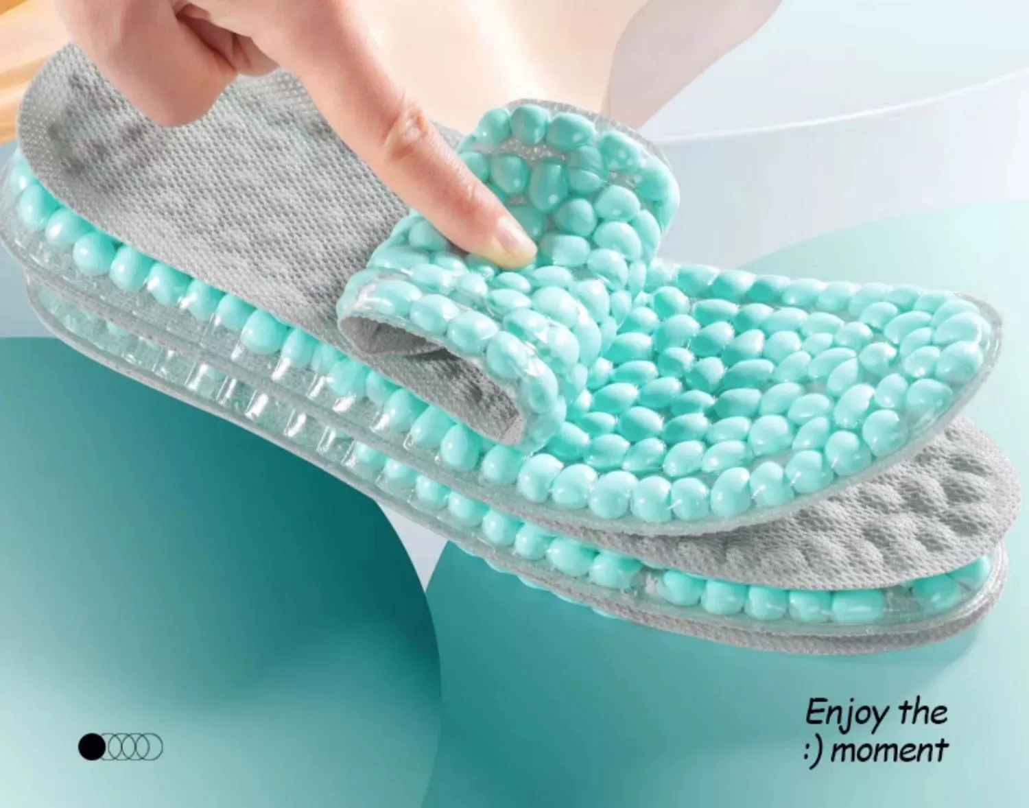 Custom Silicone Massage Sports Insoles Wholesale