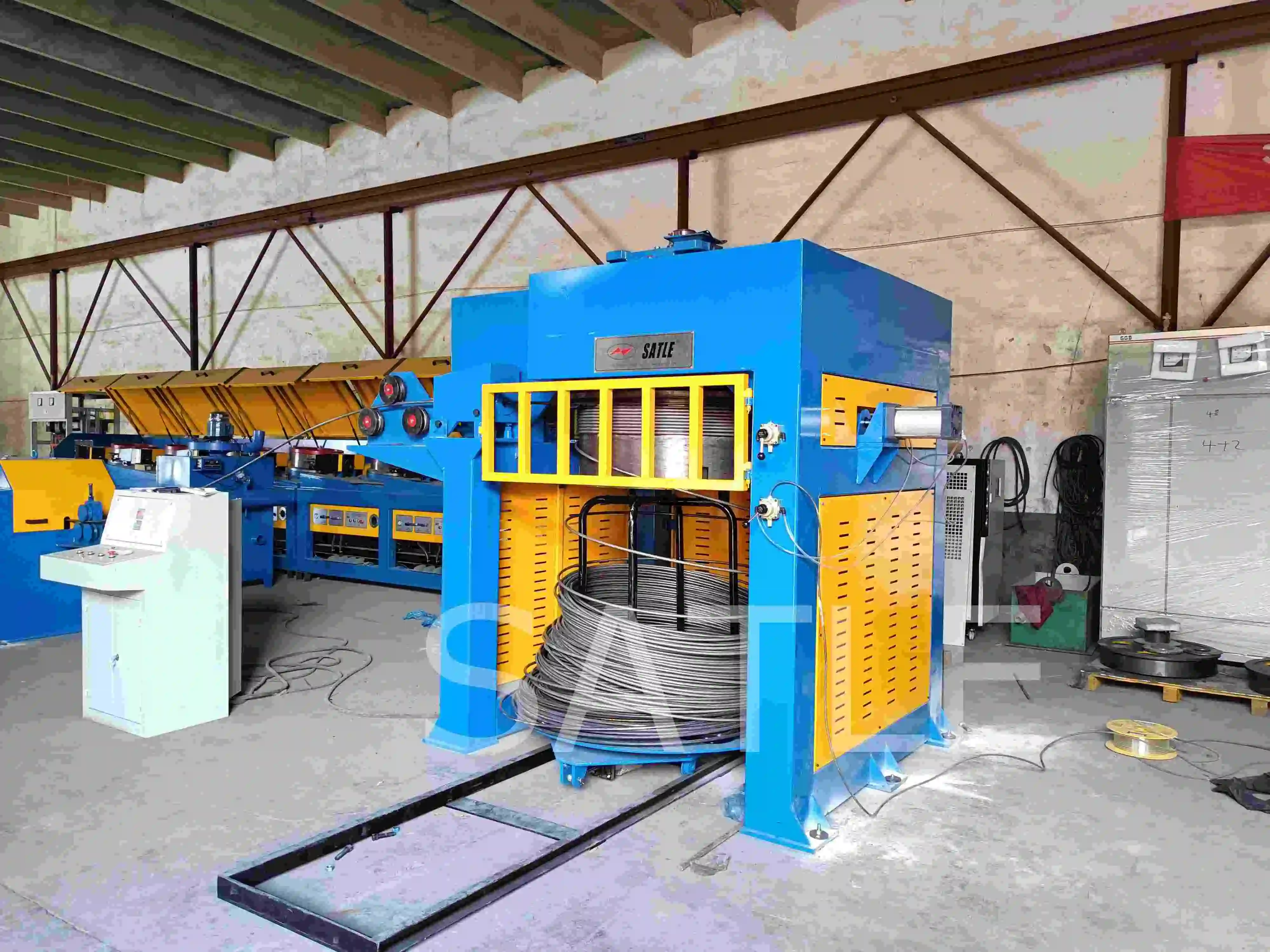 Balanced Drawing Force LD1000 Inverted Wire Drawing Machine for Drawing ...