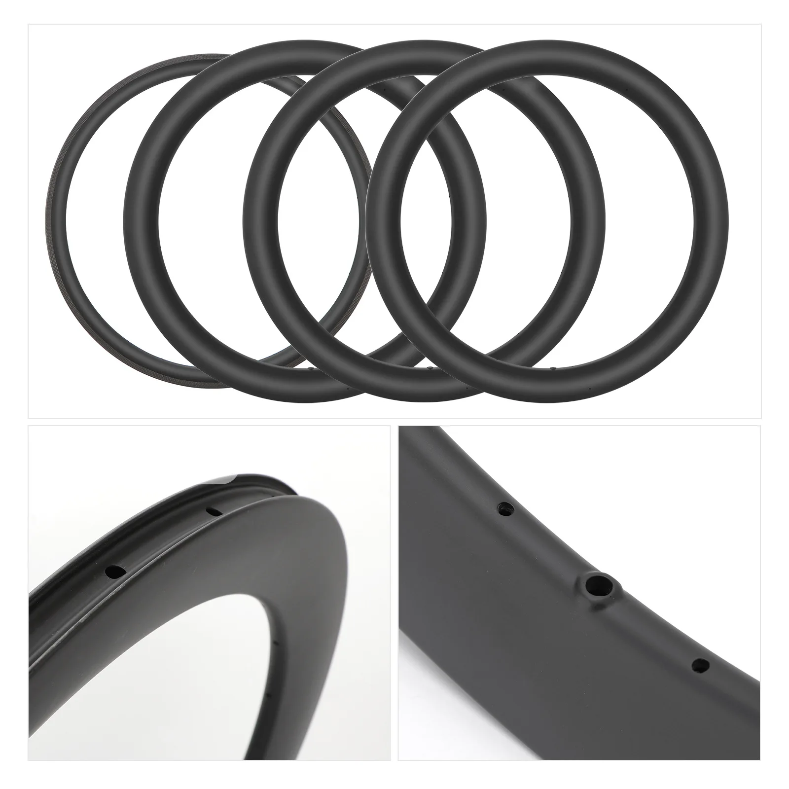 Alibaba.com: 700C V Brake 38/50/60mm Bike Carbon Rims for Road Bicycles ...