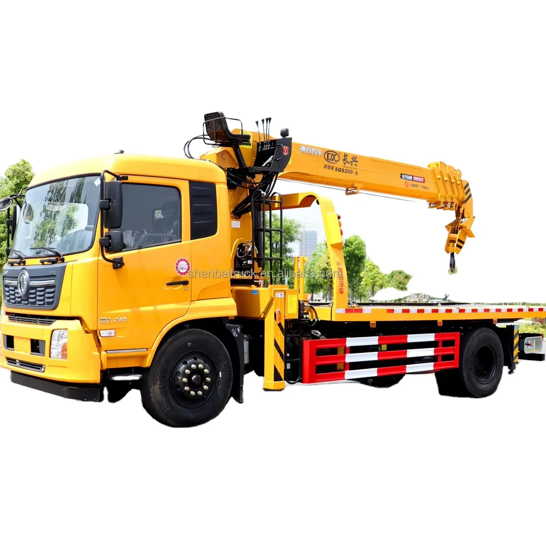 Dongfeng 4x2 Small 3Ton 5Ton Flatbed Tow Truck Road Emergency Rescue Vehicle Wrecker Tow Truck for Sale