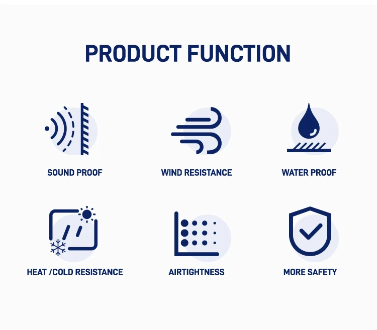 Australian Standard Residential Frenchstyle Commercial Aluminum Doors