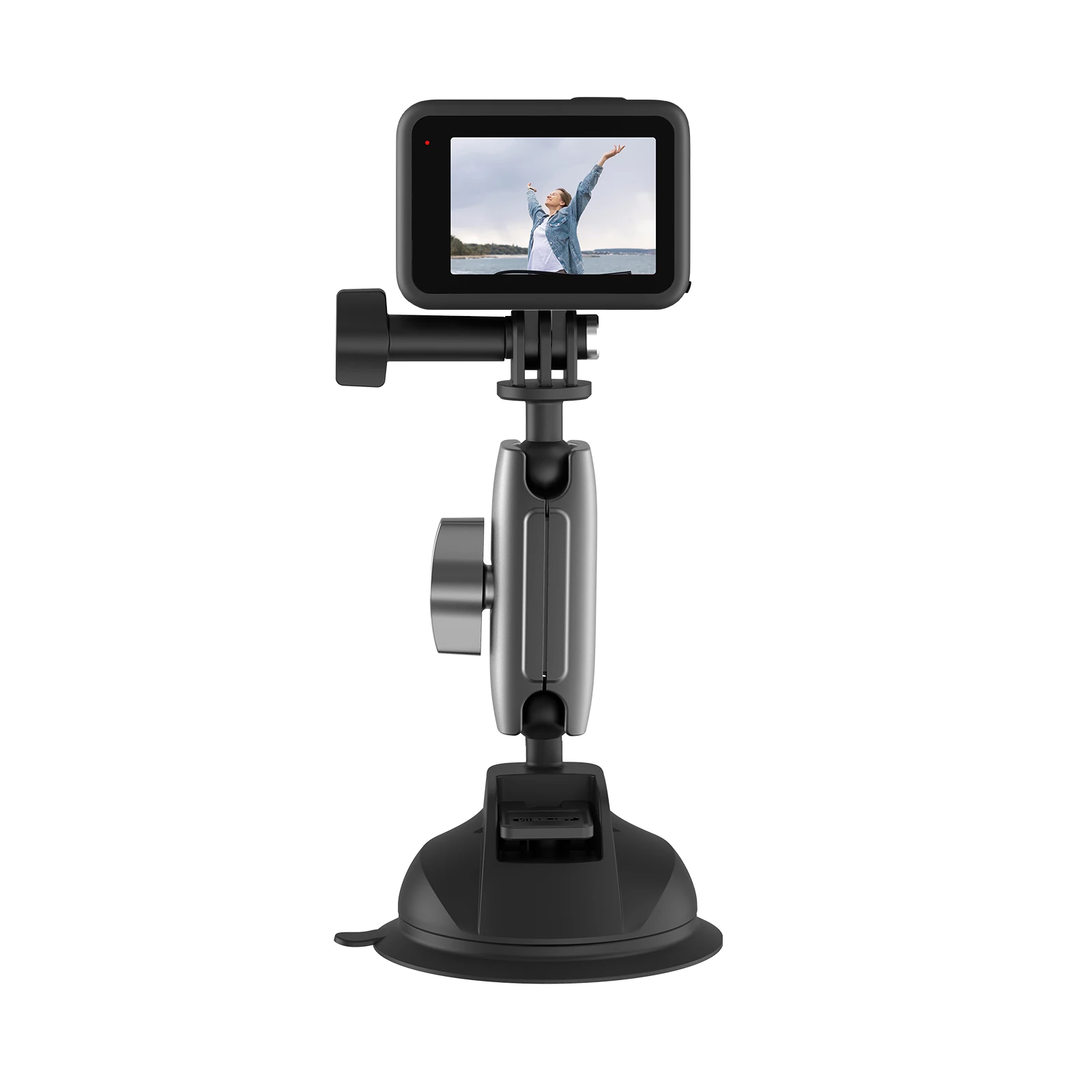 Action Camera GoPros Hero10 Foldable Mounting Vacuum Windshield Suction Cup Window Mount for Phone and Cameras