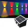 Solar Wall Light - Four Lights Bidirectional RGB