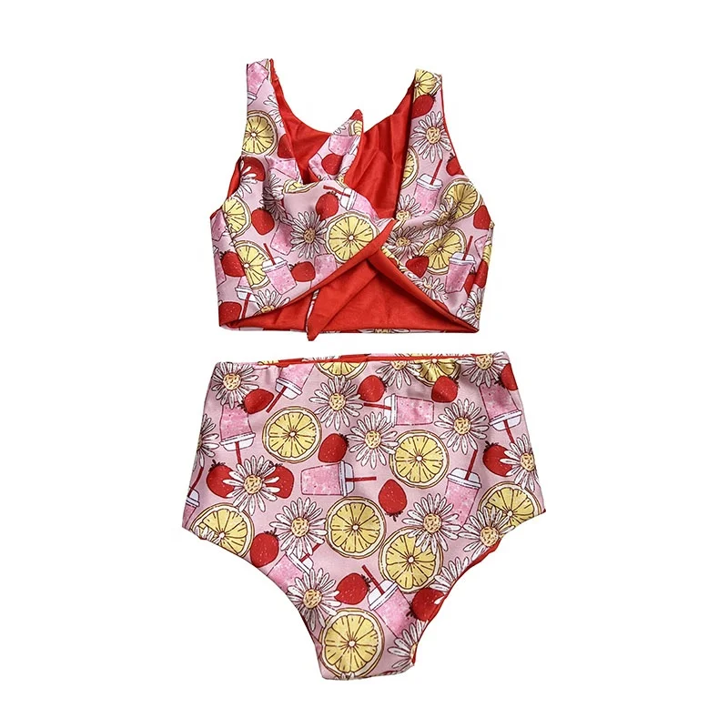 DH ODM Traje De Bano Nina 4th of July American Toddler Girls Swimwear Beachwear 2023 Plus Size