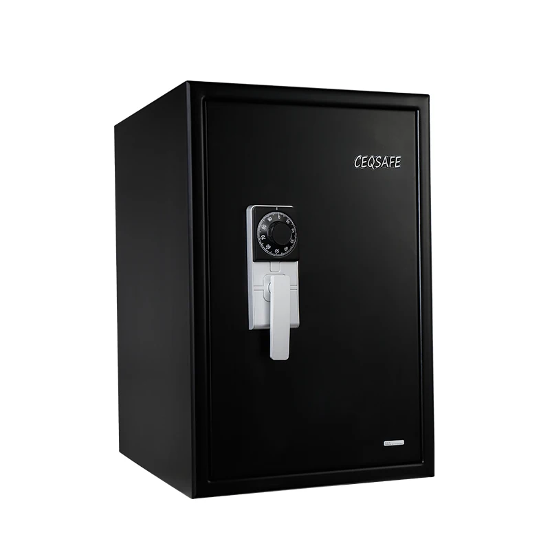 CEQSAFE Waterproof Safe Home & Hotel Security Mechanical Combination Lock Fireproof Steel Safe Box with Digital Fingerprint Safe Box
