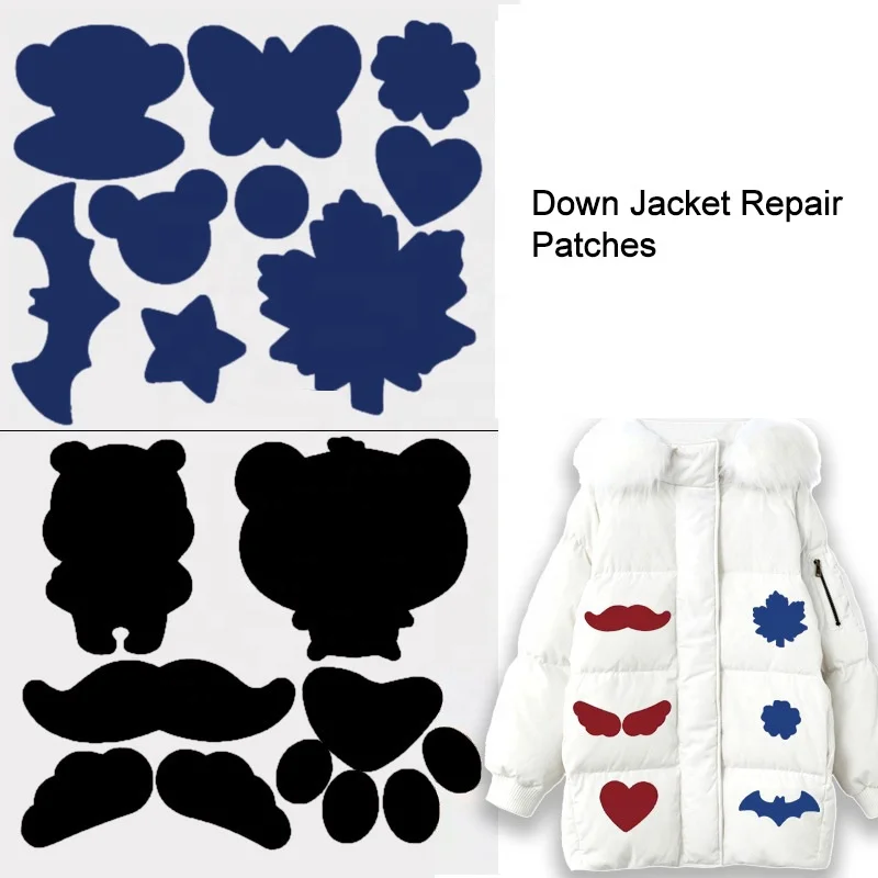 down jacket repair patches (self-adhesive) nylon