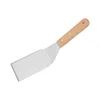 Wooden 7cm-Tri - opening frying spatula