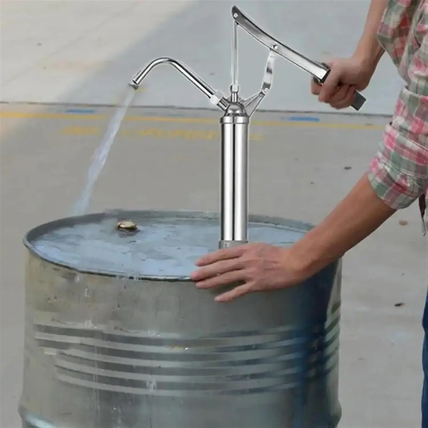 Pompa Elettrica Per Barile Gearzaar: Travaso Rapido Per Acqua, Olio, Benzina E Diesel