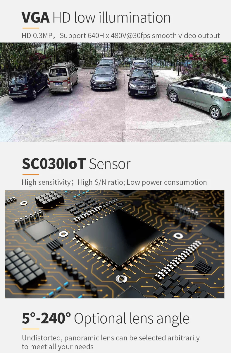 DGZX MIPI 0.3MP HD VGA CMOS YUV camera module插图3
