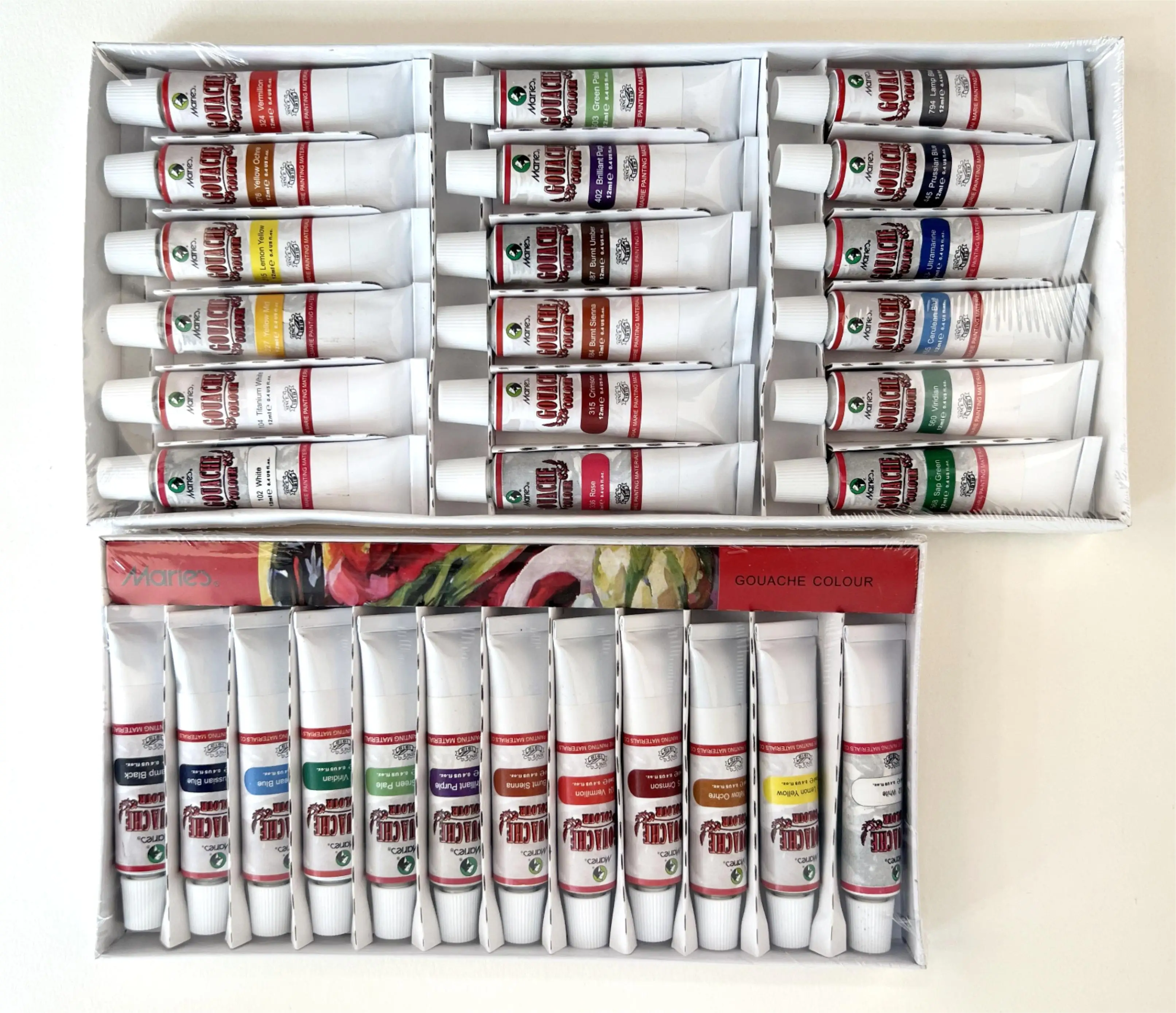 Marie's Gouache Paint Set Gouache Colors Tube 12 Colors Buy Gouache