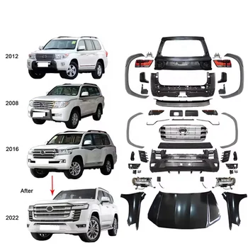 YBJ Car Body Parts Conversion 1:1 Upgrade 2008-2021 LC200 Body Kit For Toyota Land Cruiser To LC300 2022 modelisa body kit