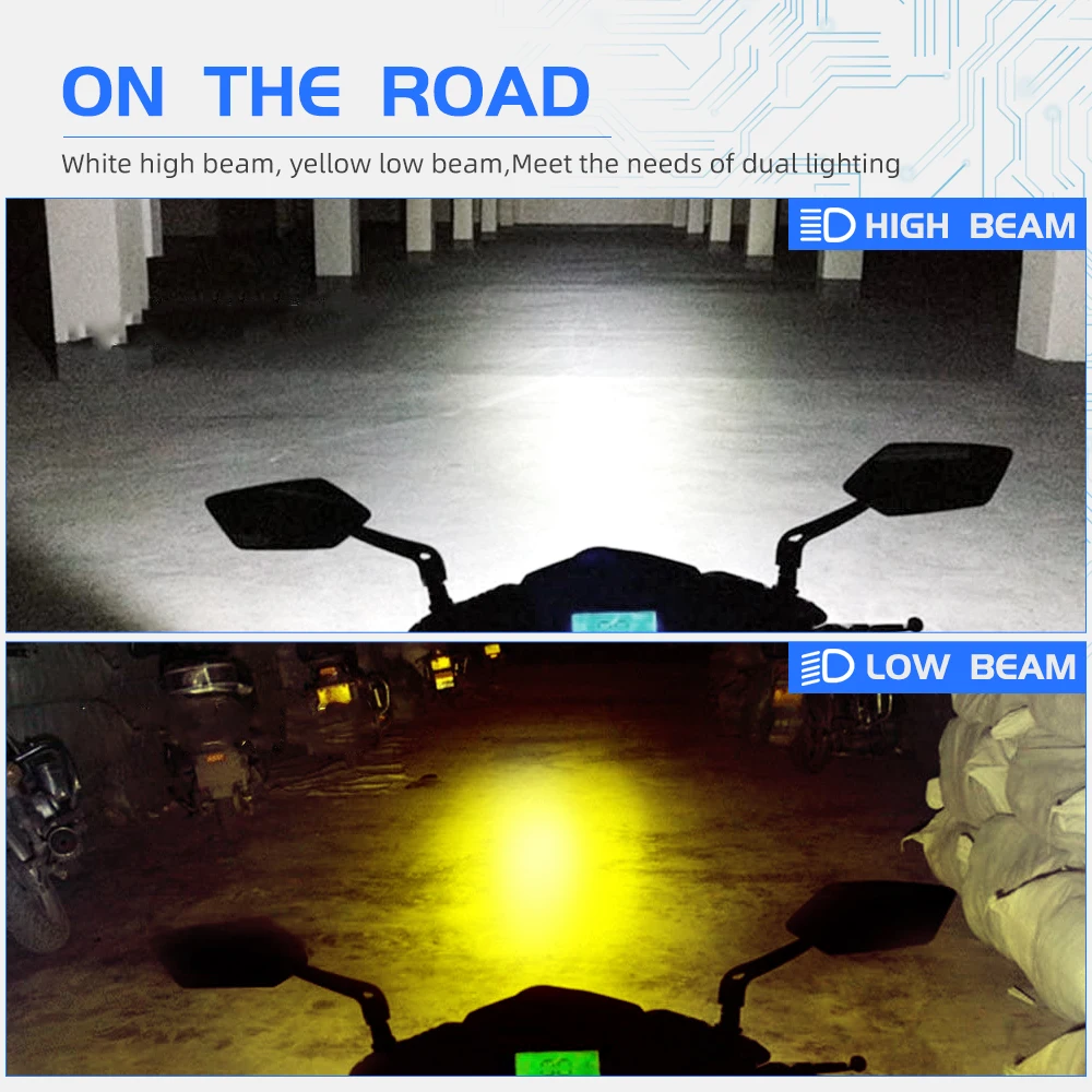 Best Led Replacement High Power Ip68 Mini Waterproof Car H4 Led Headlight Bulb H6 Motorcycle