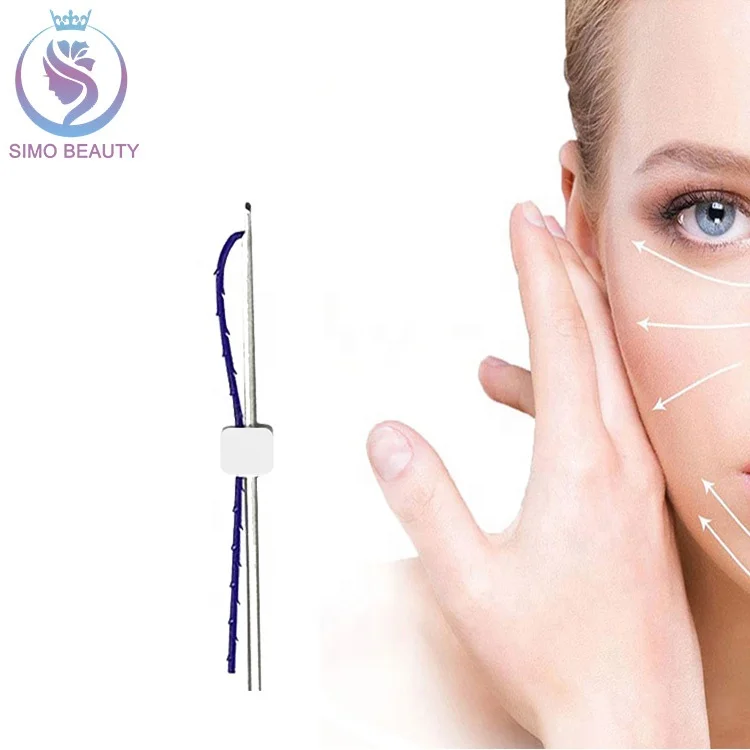 Новая Корейская технология pdo резьба подъемная игла 3D колючая нить для подтяжки лица тупой канюли