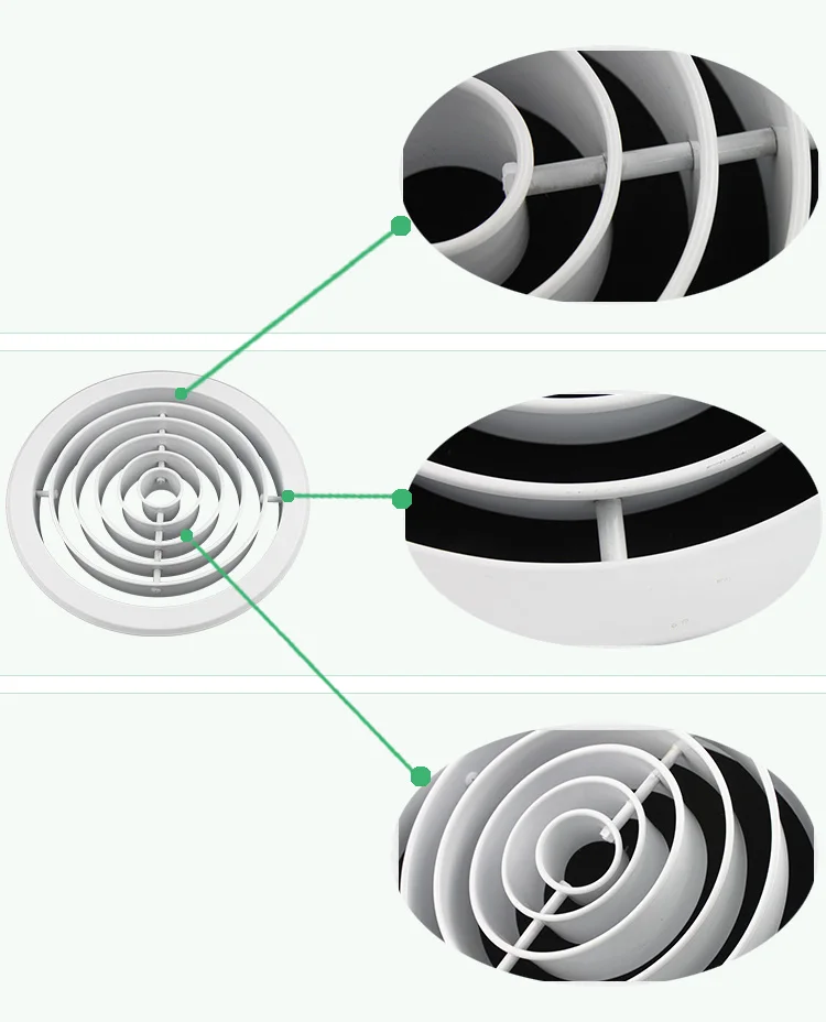 HVAC Ring Jet Diffuser Mini air Diffuser for air Conditioner