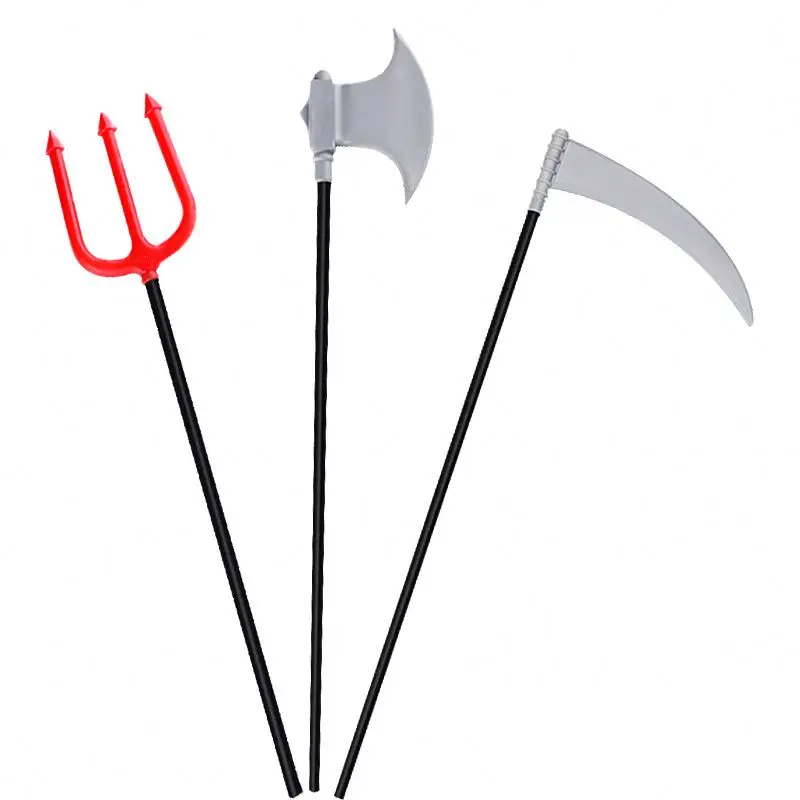 Novel Weird Halloween Simulation Weapon Axe Trigeminal Sickle Single Sided Double Sided Axe Toy Funny Gifts Buy Simulation Weapon Axe Trigeminal Sickle Double Sided Axe Toy Funny Gifts Product On Alibaba Com