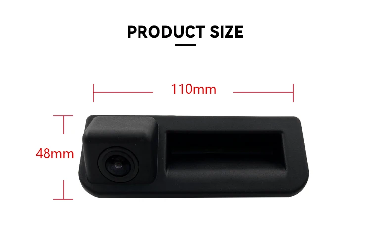 Wemaer OEM Car Camera Wide Angle HD Waterproof Rear Backup Reverse With Night Vision for VW/Skoda/Audi Honda A6 Model details