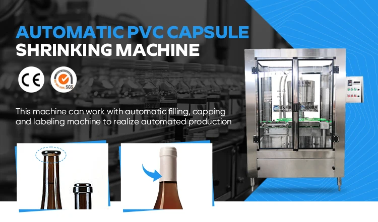 Heat Shrink Cap Machine - 50mm Handheld Sealer For Wine Bottles With Adjustable Speed & Temperature