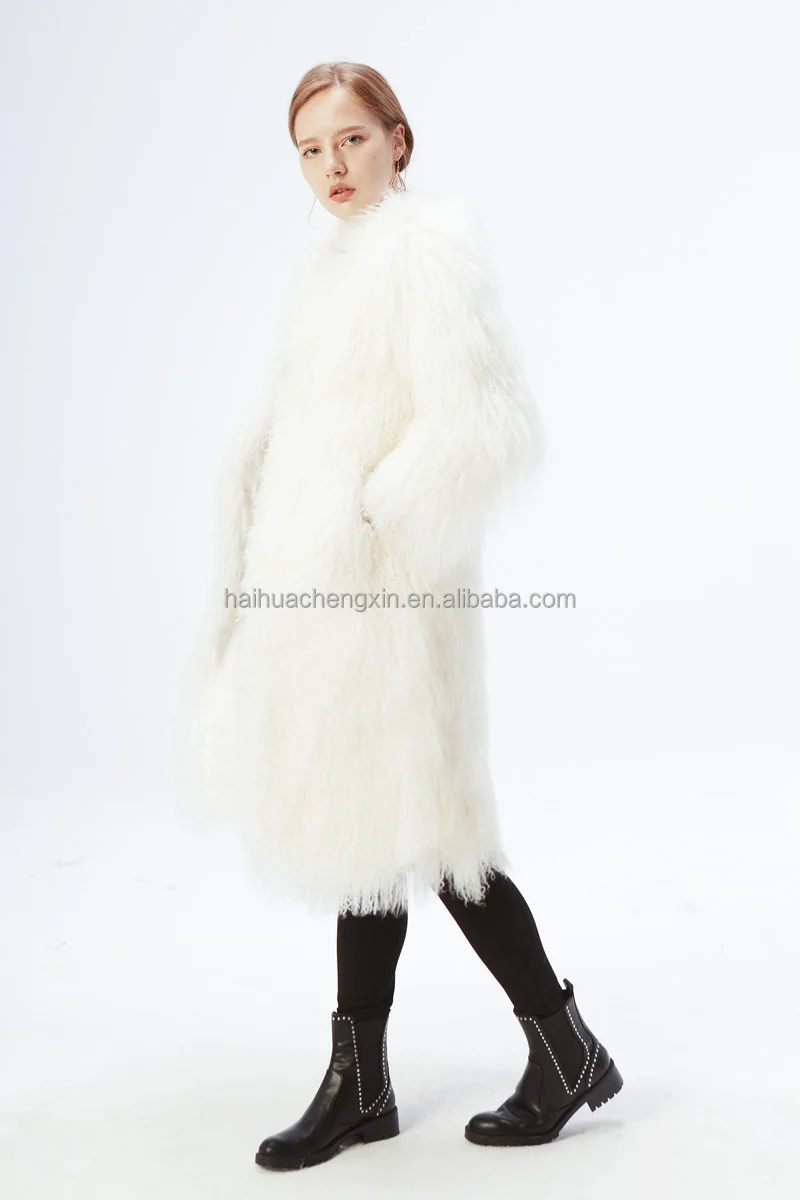 Haute L'Amitié - Tibet Fur Jacket HL10275 - Off-White main image 1