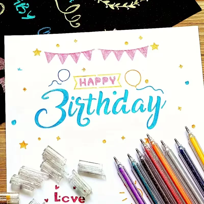 Gel Pens Custom Logo Set For Colouring And Doodling 24 Pack_voghion.com