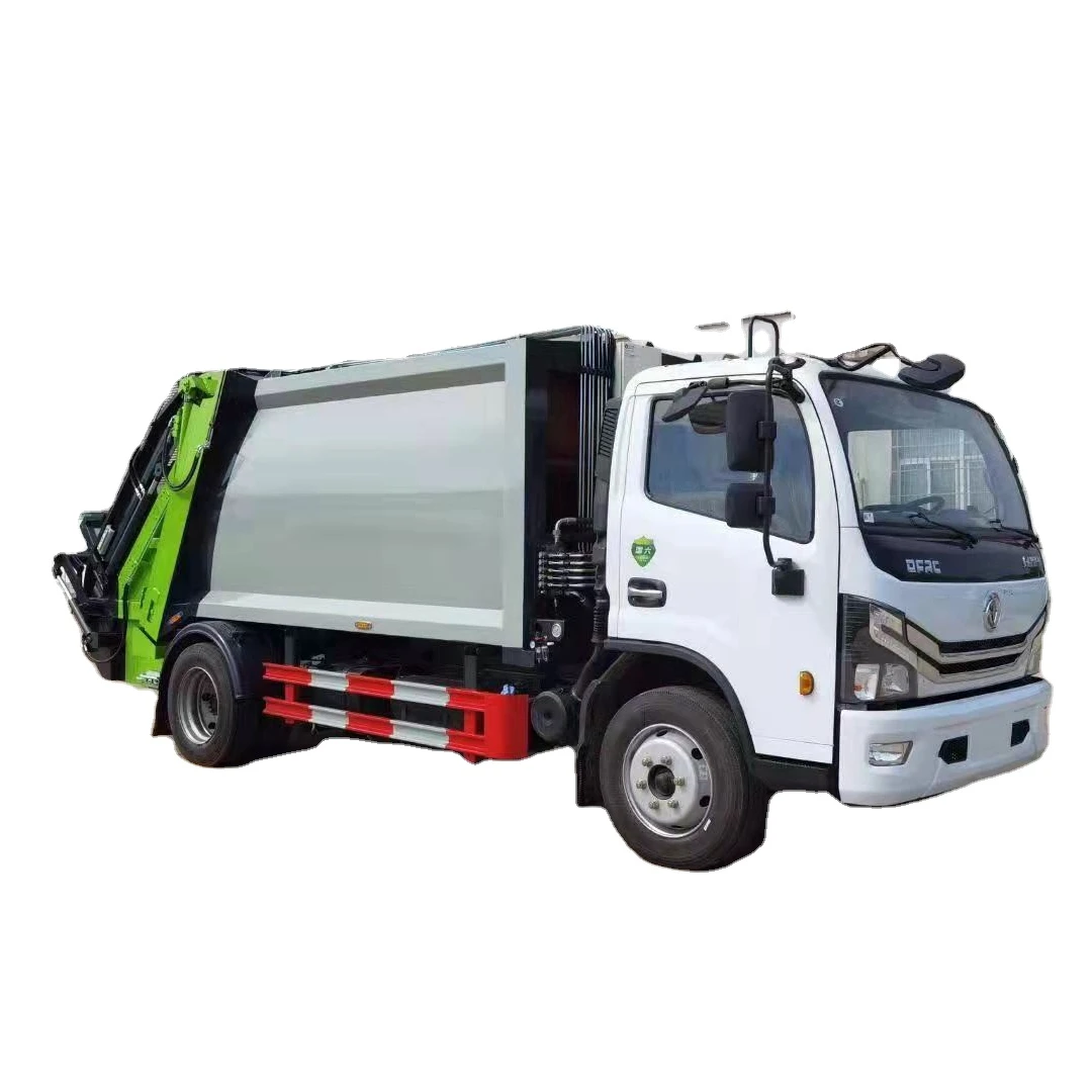 Dongfeng 4*2 8 кубических метров уплотнительный мусоровоз для