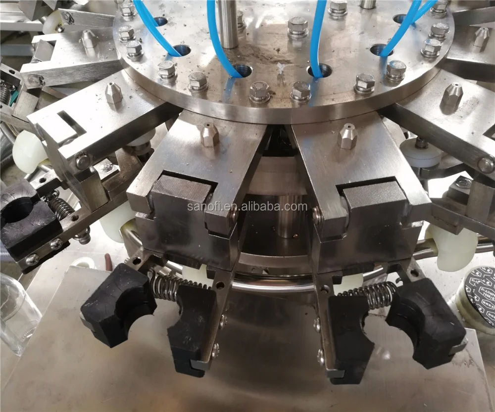 3 в 1, машина для розлива и укупорки ПЭТ-бутылок