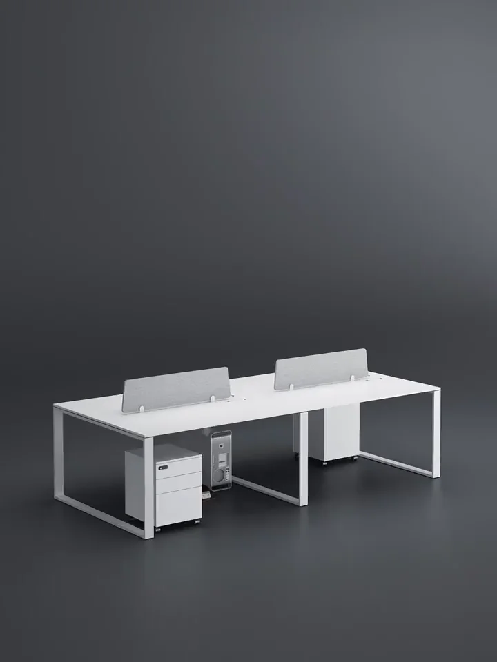 Modern White Office Workstation Desk Smart Work Station Office Modular
