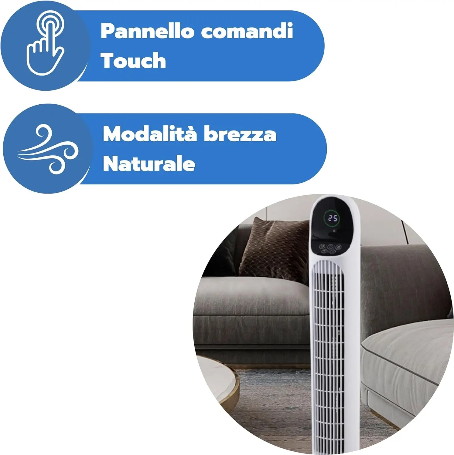 Tower Fan, USB, 3-Speed - detail 6