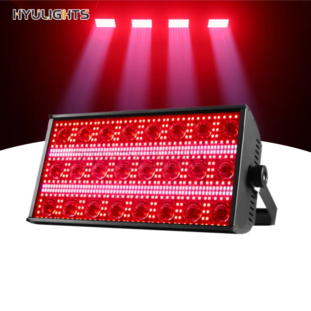 300W DMX512 RGBW Color LED Stage Lights High Brightness Strobe