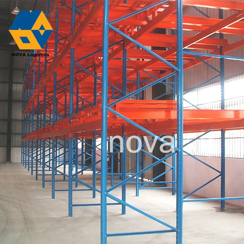 product nova heavy duty multirack warehouse large storage push back rack pallet racking systems-7
