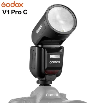 Godox Professional Speedlite V1Pro C V1 Pro TTL Li-ion Round Head Camera Flash Wireless Transmission Speedlite Flash for Canon detail image