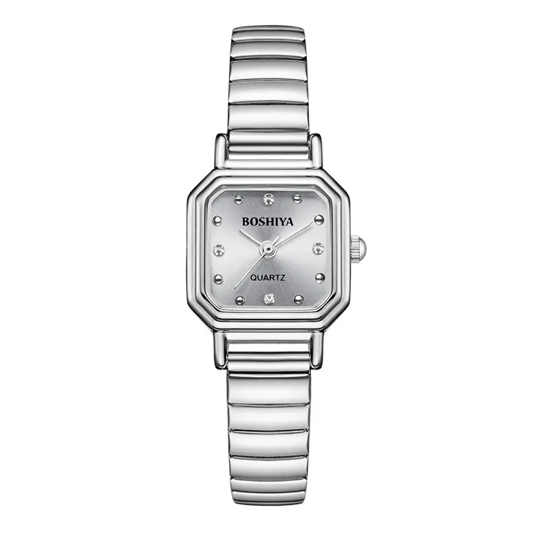 Relojes de lujo para mujer, banda elástica Flexible, correa