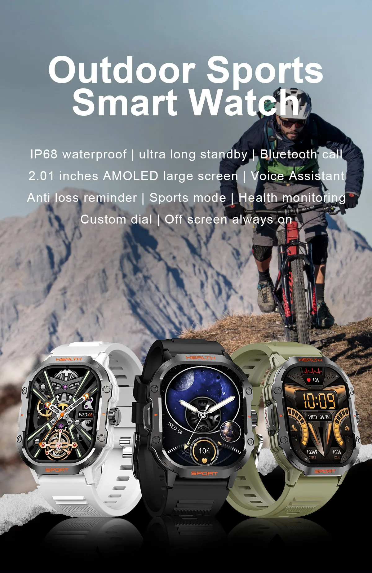 2024 Upgrade Best Selling Hello Watch 3 Plus Ultra Smartwatch AMoled 49mm Series 9 Sports Square Metal Case iOS Operation System
