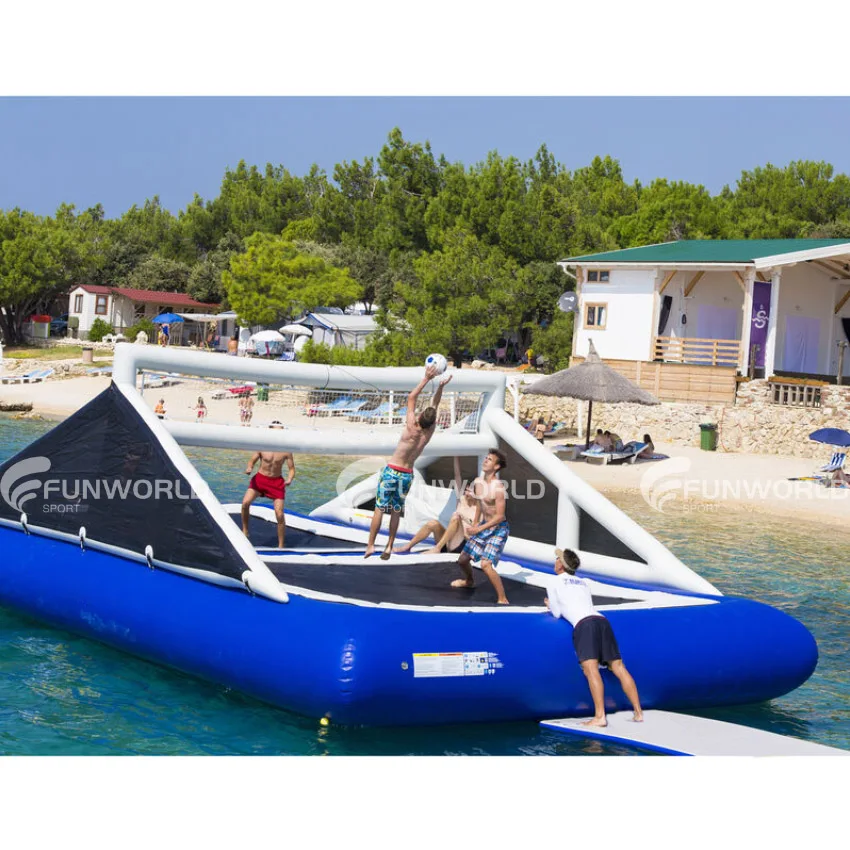Outdoor Inflatable Floating Volleyball Court - Funworldsport