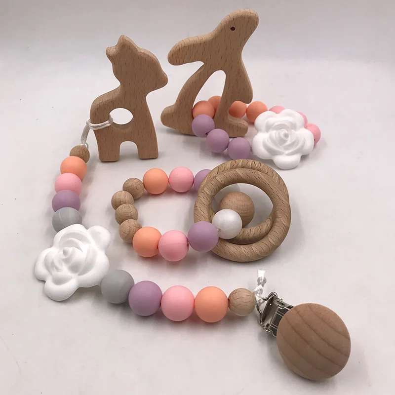 Koreanround Baby Teething Pacifier Women Clip 35mm Standard Bpa Free