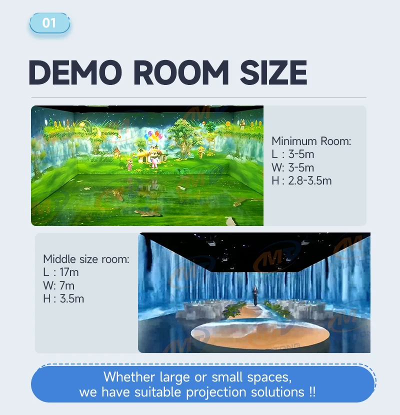 Immersive Projection for Dining Experience - Wall 3D Mapping