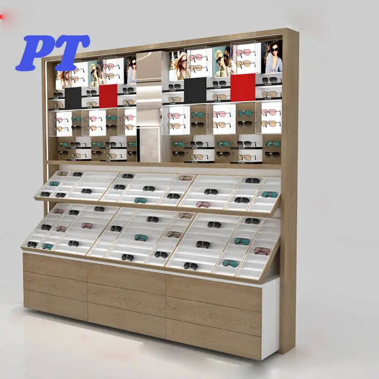 Eyewear Design Ideas Wall Mounted Optical Display Cabinets Optical Shop ...