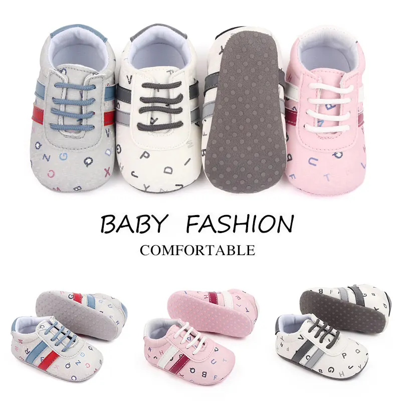 Hot Selling Spring& Autumn First Walking Prewalker Unisex Baby Toddler Shoes for Boys and Girls manufacture