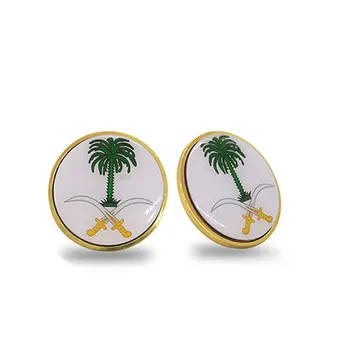 サウジアラビア　国章　ピンバッチ　ゴールド 非売品】 大阪関西万博 サウジアラビア ピンバッジ ゴールド