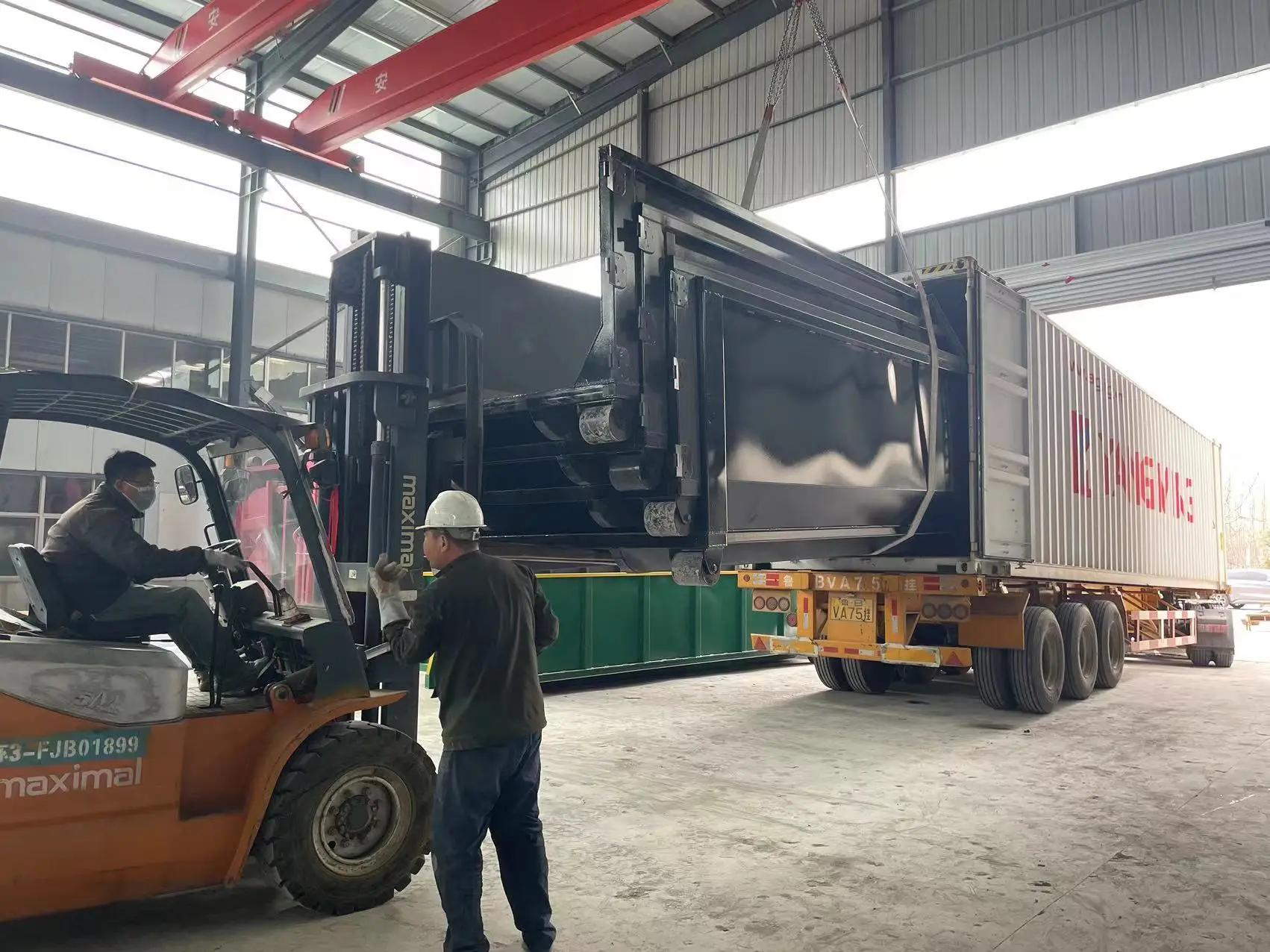 Customizable Roll-Off Dumpster Stackable Household Garbage Container for Waste Recycling Factory Waste Treatment Machinery