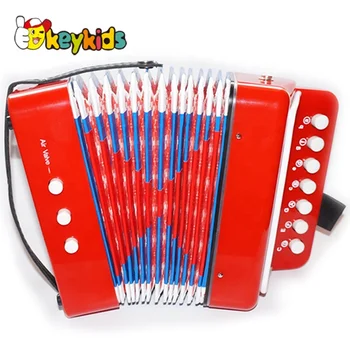 ホット販売子供のおもちゃ木製ミュージカルアコーディオン楽器