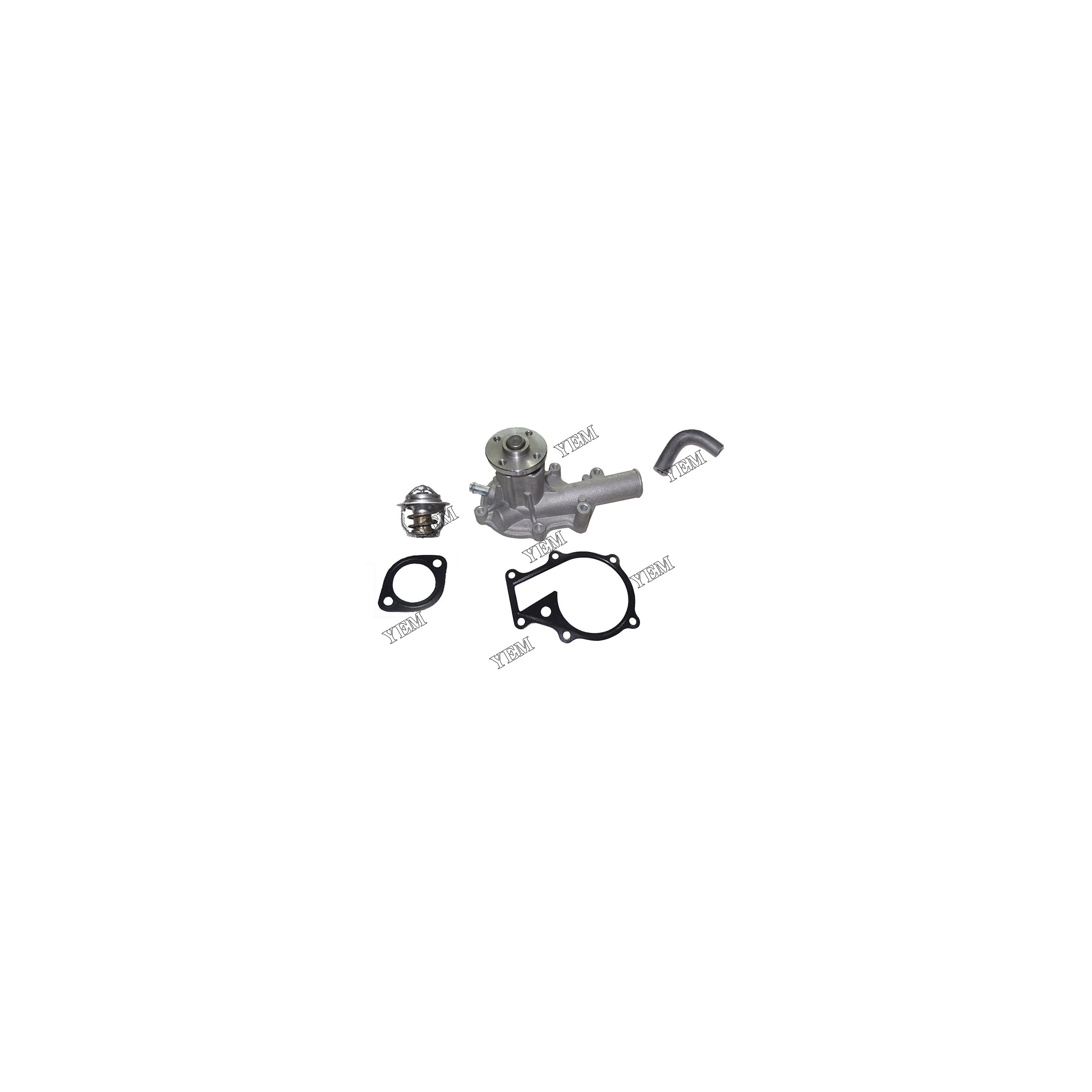 Machinery Engine New Water Pump W/ Return Hose & Thermostat Fits for Kubota B2650 B3030 B3200 B3300 Universal Engine Parts