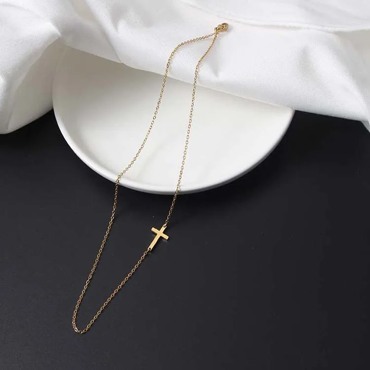 Cross Choker Necklace