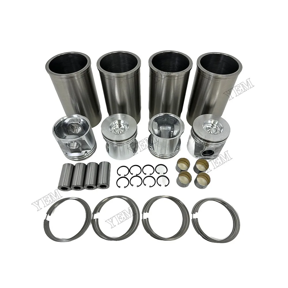 Compatible for John Deere 4045 Cylinder Liner Kit RE554414 Industrial Engine Parts 4